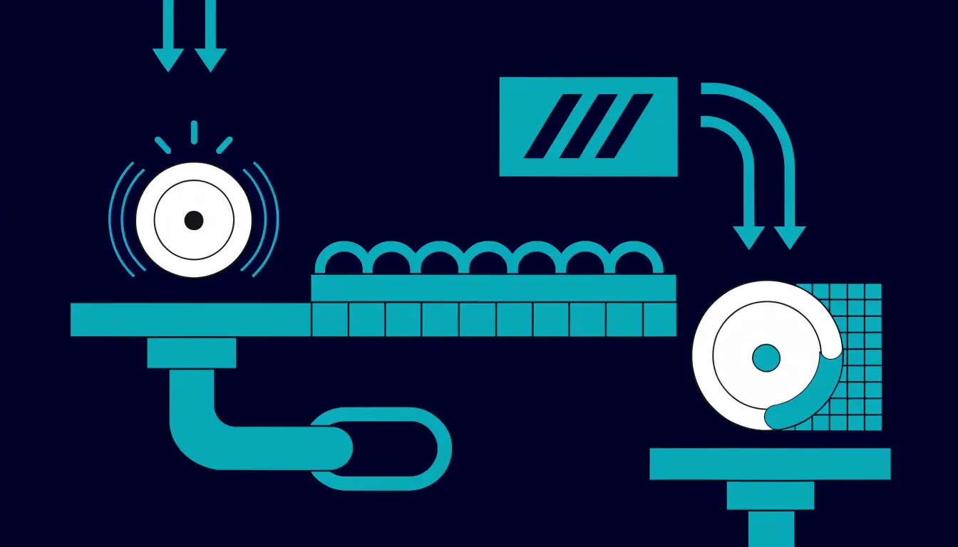 Diagram of the lock-and-mint bridge process: a coin locked on Chain A and a wrapped version minted on Chain B