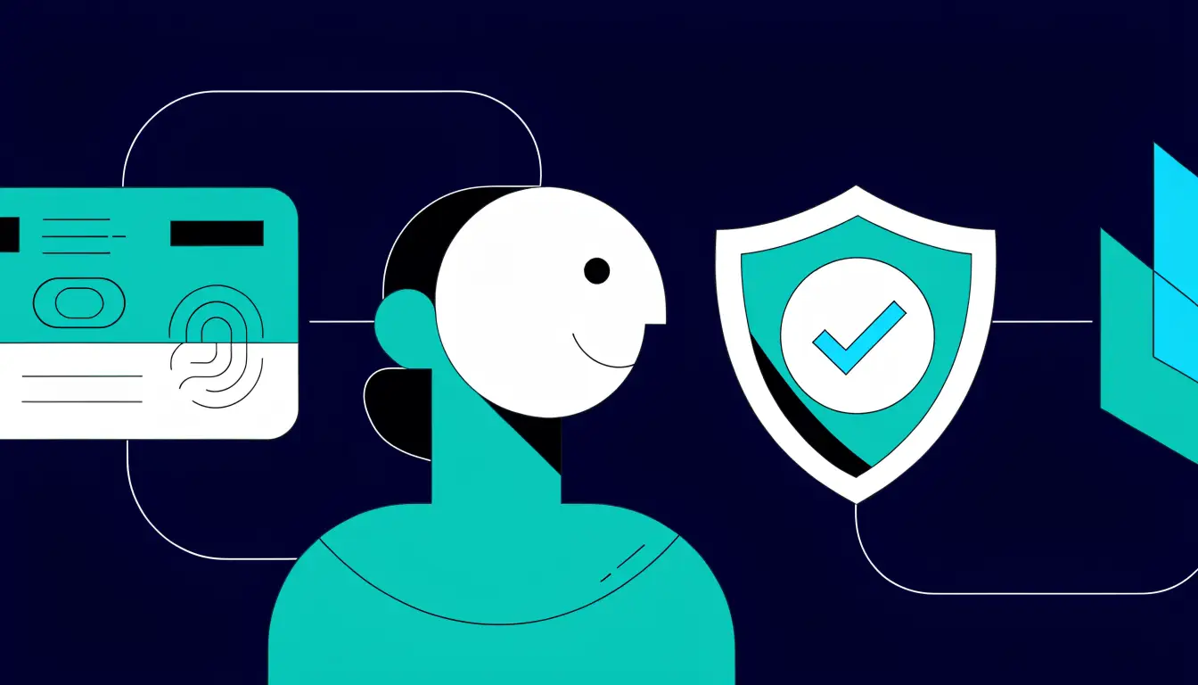 A person holding a government ID up to a phone camera to verify their identity on a crypto exchange KYC screen