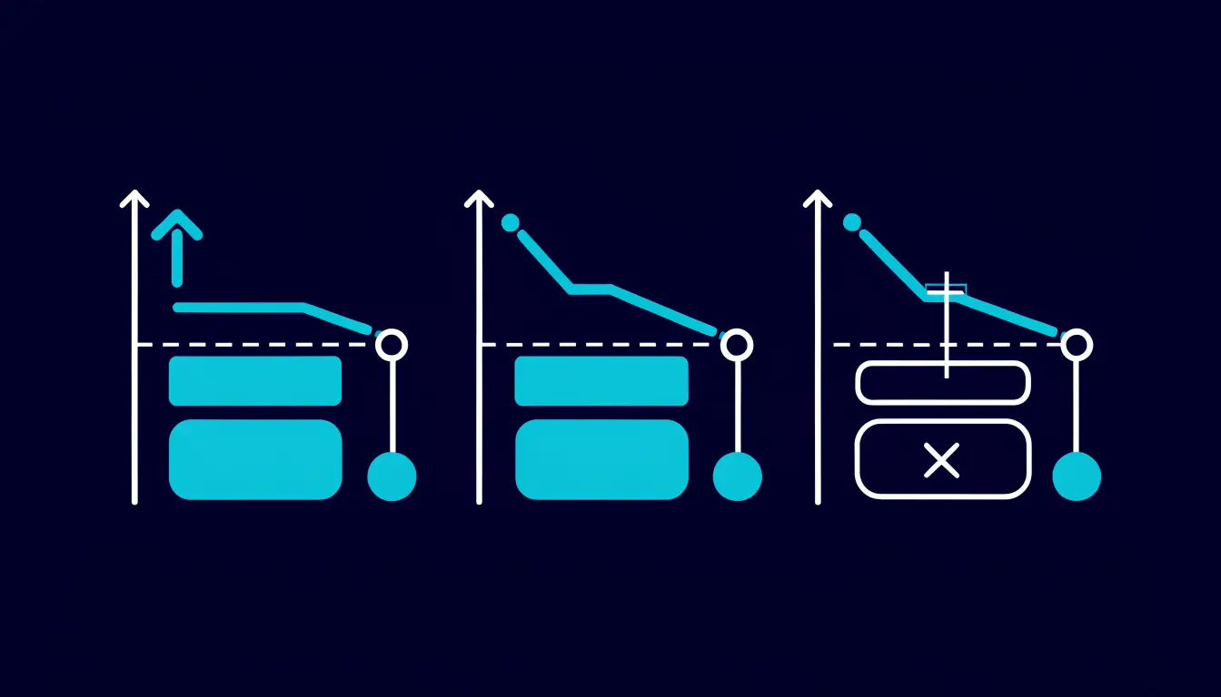 Diagram showing margin shrinking as price falls toward the liquidation price, where the exchange force-closes the leveraged position