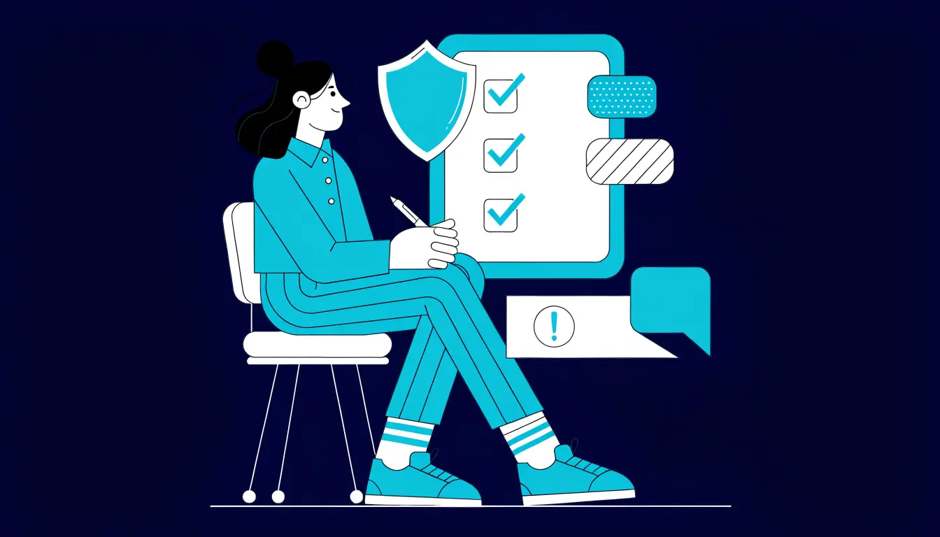 A person calmly using a laptop and phone to secure their crypto accounts and report a scam after being defrauded